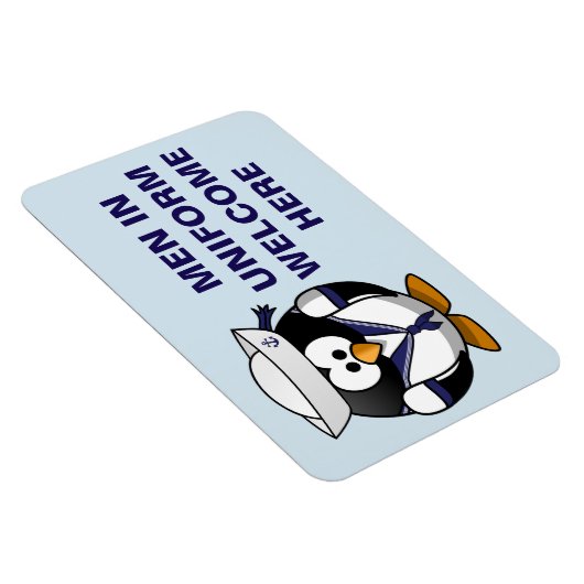 Funny Cruise Cabine Deurmagneet - Mannen in unifor Magneet (Rechterzijde)