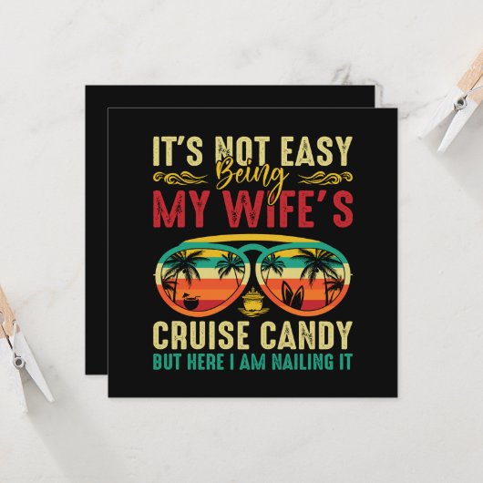 Funny Cruise Candy Husband (Voorkant / Achterkant in situ)