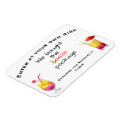 Funny Cruise Deur Gepersonaliseerd Drankpakket Cab Magneet (Linkerzijde)
