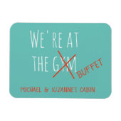 Funny Cruise Deurenteller aan de Gym Buffet Magneet (Horizontaal)