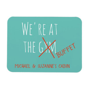 Funny Cruise Deurenteller aan de Gym Buffet Magneet
