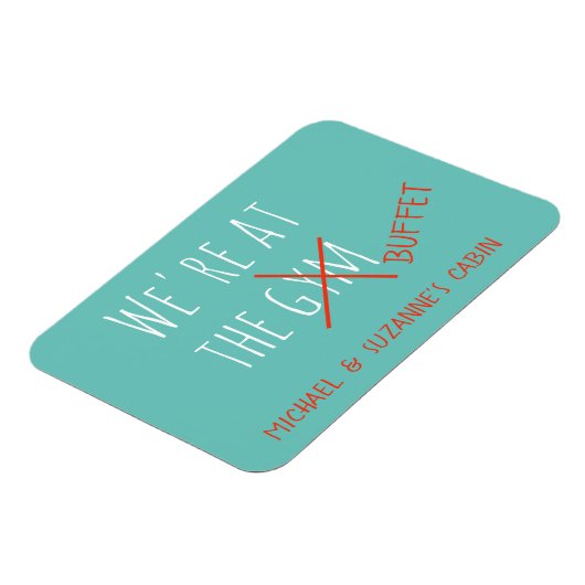 Funny Cruise Deurenteller aan de Gym Buffet Magneet (Linkerzijde)