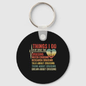 Funny Cruise Heartbeat Things I Do In My Spare Tim Sleutelhanger (Voorkant)