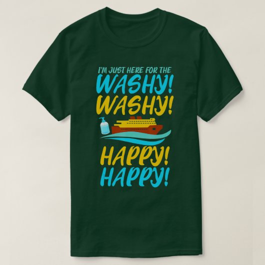 Funny Cruise, hier voor wasachtige, fijne wattenst T-shirt (Design voorkant)