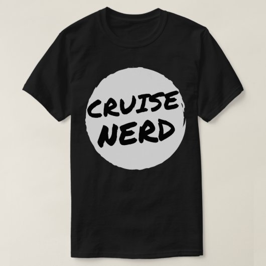 Funny Cruise Nerd voor mannen die schepen vervoere T-shirt (Design voorkant)