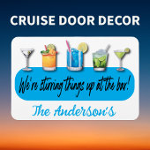 Funny Cruise Ship Booze Deurdecor Magneet