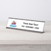 Funny Cruise Ship Bureau Naambordje (Voorkant)