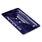 Funny Cruise Ship Cabin Stateroom Deurmarker Blue Magneet (Rechterzijde)