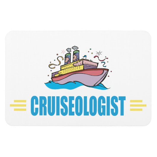 Funny Cruise Ship Magneet (Horizontaal)