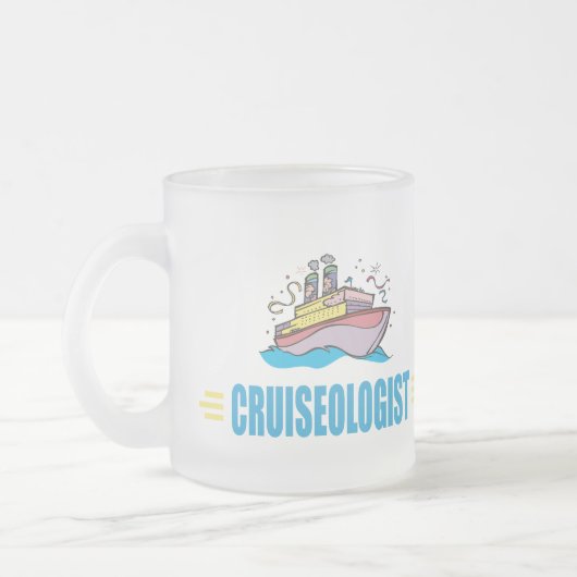 Funny Cruise Ship Matglas Koffiemok (Links)
