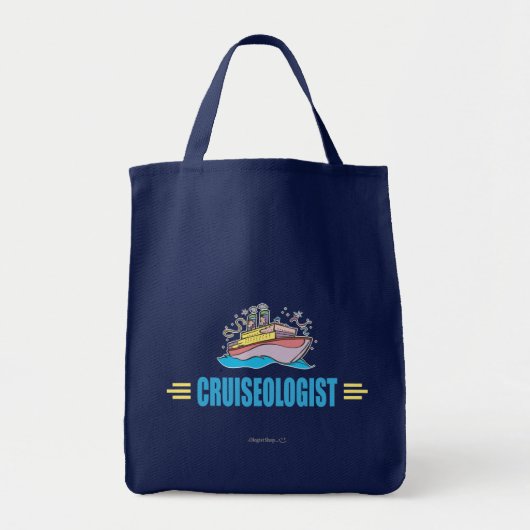 Funny Cruise Ship Tote Bag (Voorkant)