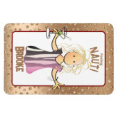 Funny Cruise Shipdeur voor haar Roos Gold Magneet (Horizontaal)