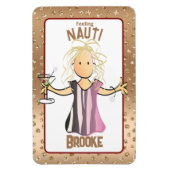 Funny Cruise Shipdeur voor haar Roos Gold Magneet (Verticaal)