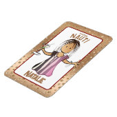 Funny Cruise Shipdeur voor haar Roos Gold Magneet (Linkerzijde)