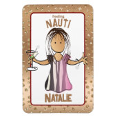 Funny Cruise Shipdeur voor haar Roos Gold Magneet (Verticaal)