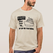 Funny Cruise shirt Most Likely End Up In The Brig (Voorkant)