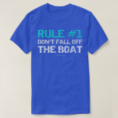 Funny Cruise Shirten Rule 1 Herfst niet uit de boo T-shirt (Design voorkant)