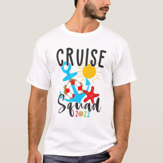 Funny Cruise Squad 2022 Sailing Crupical T-shirt