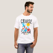Funny Cruise Squad 2022 Sailing Crupical T-shirt (Voorkant volledig)