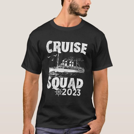 Funny Cruise Squad 2023 - Vacation T-shirt (Voorkant)