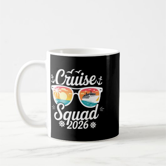 Funny Cruise Squad 2026 Summer Vacation Matching F Koffiemok (Links)