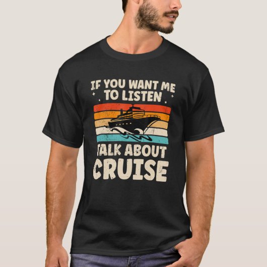 Funny Cruise Vacation Quote Trip Cool Family Match T-shirt (Voorkant)