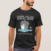 Funny cruise voor mannen Carnaval cruising Zee T T-shirt (Voorkant)