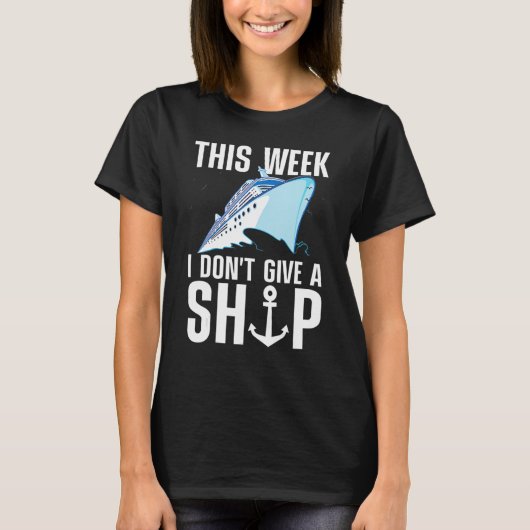 Funny Cruising Art voor mannen cruiseschepen T-shirt (Voorkant)