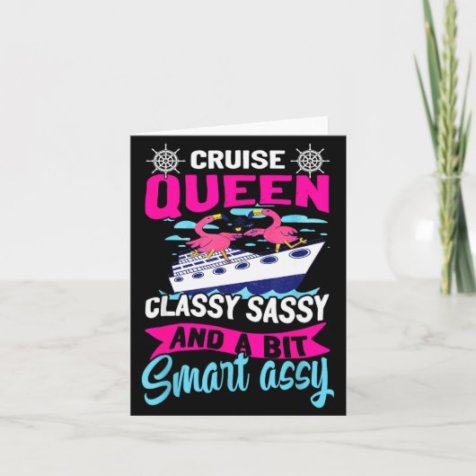 Funny Cruising Cruise Queen Cly Sy Smart Y  Kaart (Voorkant)