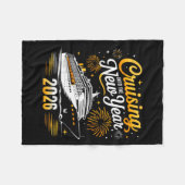 Funny Cruising Into 2026 New Year Matching Family  Fleece Deken (Voorkant (Horizontaal))