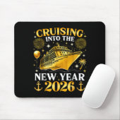 Funny Cruising Into 2026 New Year Matching Family  Muismat (Met muis)