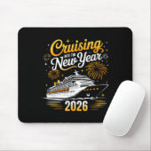 Funny Cruising Into 2026 New Year Matching Family  Muismat (Met muis)