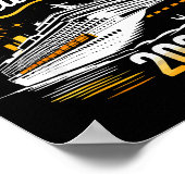 Funny Cruising Into 2026 New Year Matching Family  Poster (Hoek)