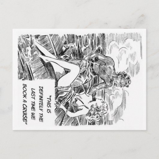 Funny Cruising Travel Briefkaart (Voorkant)