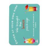 Funny Cruse Deuren Gepersonaliseerde Booze Package Magneet (Verticaal)