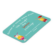 Funny Cruse Deuren Gepersonaliseerde Booze Package Magneet (Linkerzijde)