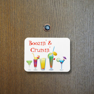 Funny Cruse Deuren Stateroom Magnet Drink Cocktail Magneet