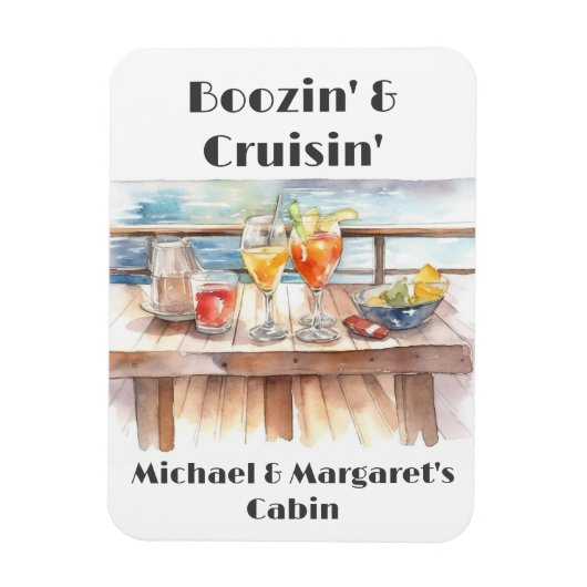 Funny Cruse Deurmarkering Drink Humor Magneet (Verticaal)