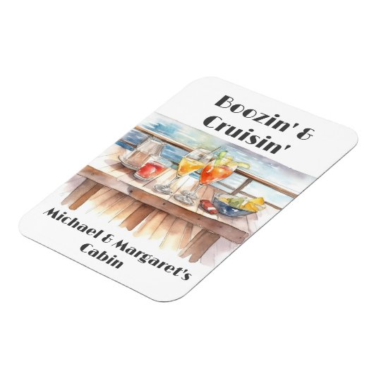 Funny Cruse Deurmarkering Drink Humor Magneet (Linkerzijde)