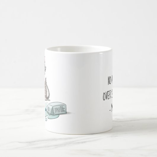 Funny Crying Cat custom text mokken (Center)