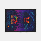 Funny Crypto Energy Environmental Satire Gift  Fleece Deken (Voorkant (Horizontaal))