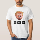 Funny CTRL ALT DEL Impeach Trump - Anti Trump T-shirt (Voorkant)
