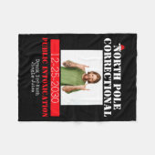 Funny Cture Matching Family Christmas Pajama Fleece Deken (Voorkant (Horizontaal))