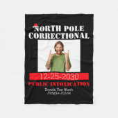 Funny Cture Matching Family Christmas Pajama  Fleece Deken (Voorkant)