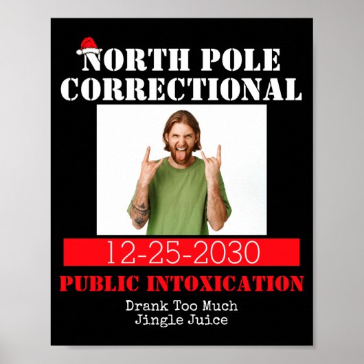 Funny Cture Matching Family Christmas Pajama  Poster (Voorkant)