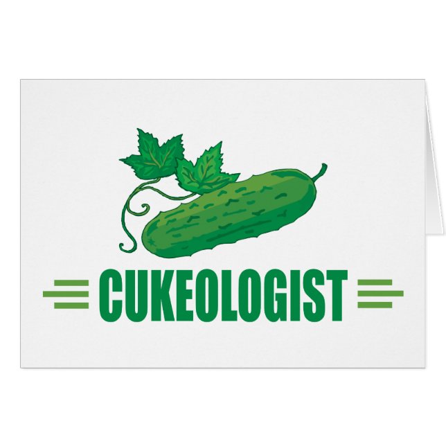 Funny Cucumber (Voorkant Horizontaal)
