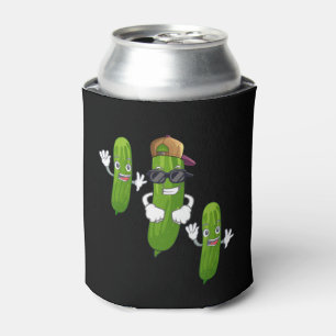 Funny Cucumber Pickle Dancing Food Blikjeskoeler