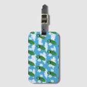 Funny Cucumber Pickles Food Humor Fantasy Emojis Bagagelabel (Voorkant (verticaal))