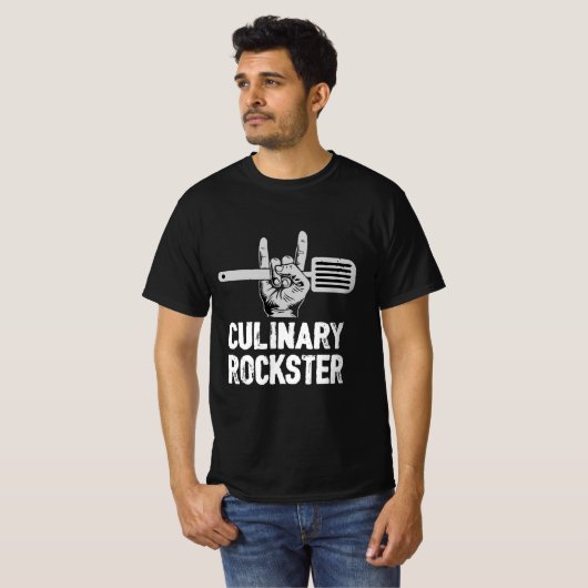 Funny Culinary Design for Men Chef Cook Culi T-shirt (Voorkant volledig)