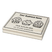 Funny Cupcake, Baking Custom Business, Large Rubberstempel (Stempel)